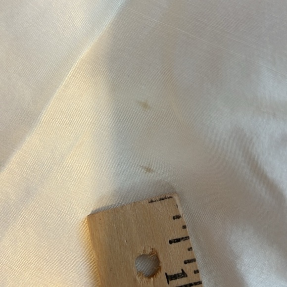 Vintage Travis Ayers Cream Embellished Pencil Skirt Silk 16 - Picture 5 of 7